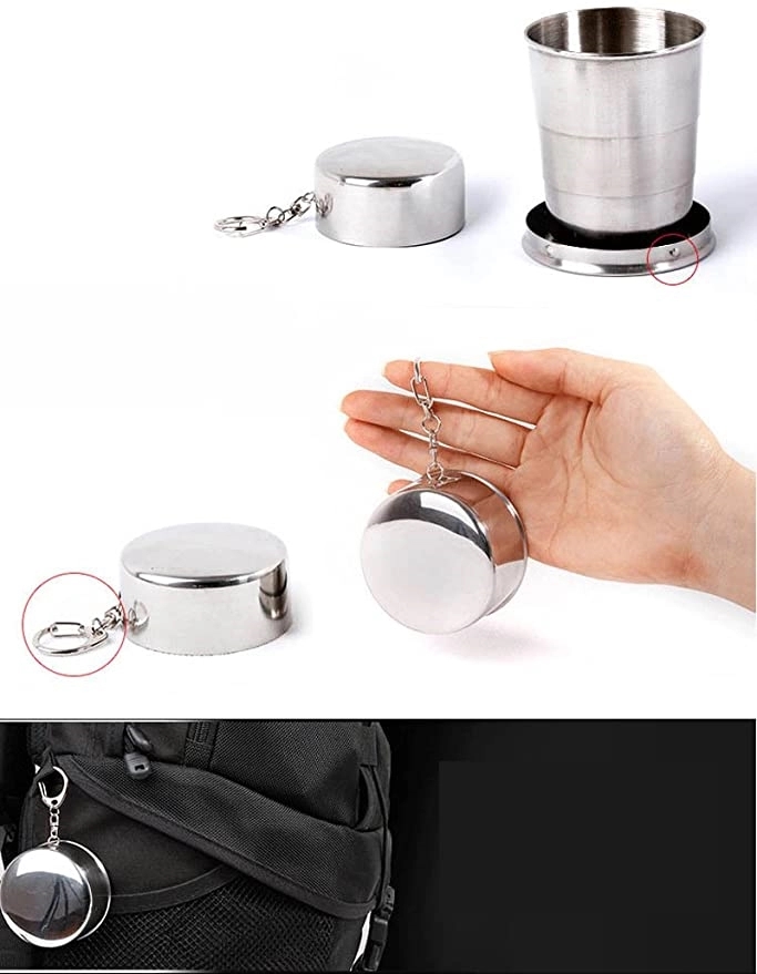 Stainless Steel Folding Retractable Cup 7