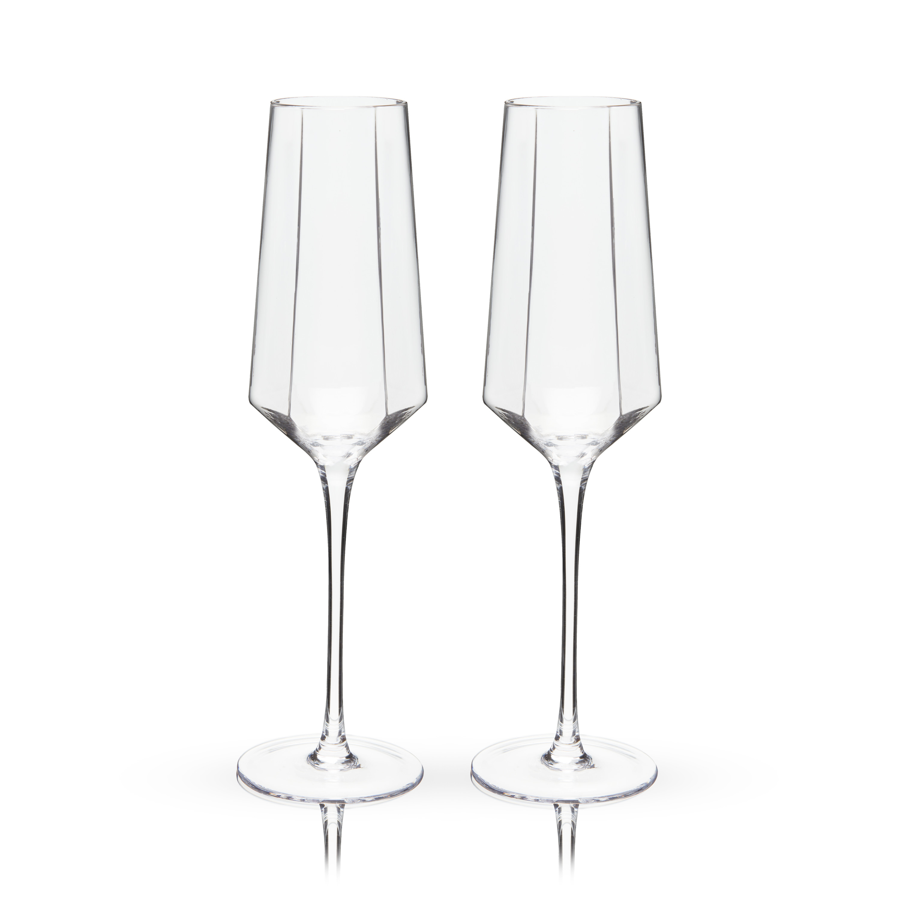 Viski® Seneca Crystal Champagne Flute 7