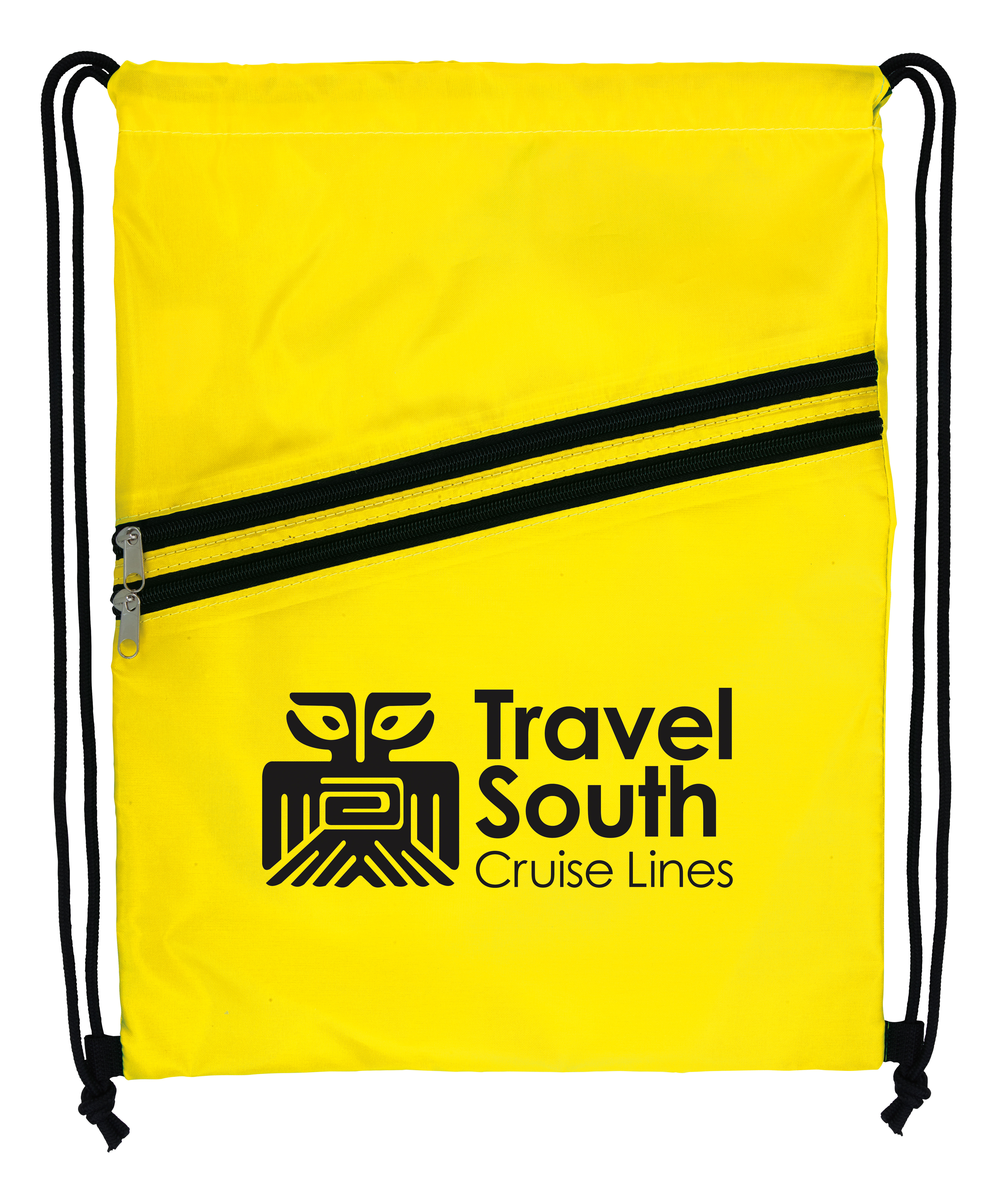 Good Value™ Neon Multi-Zippered Drawstring Backpack 12