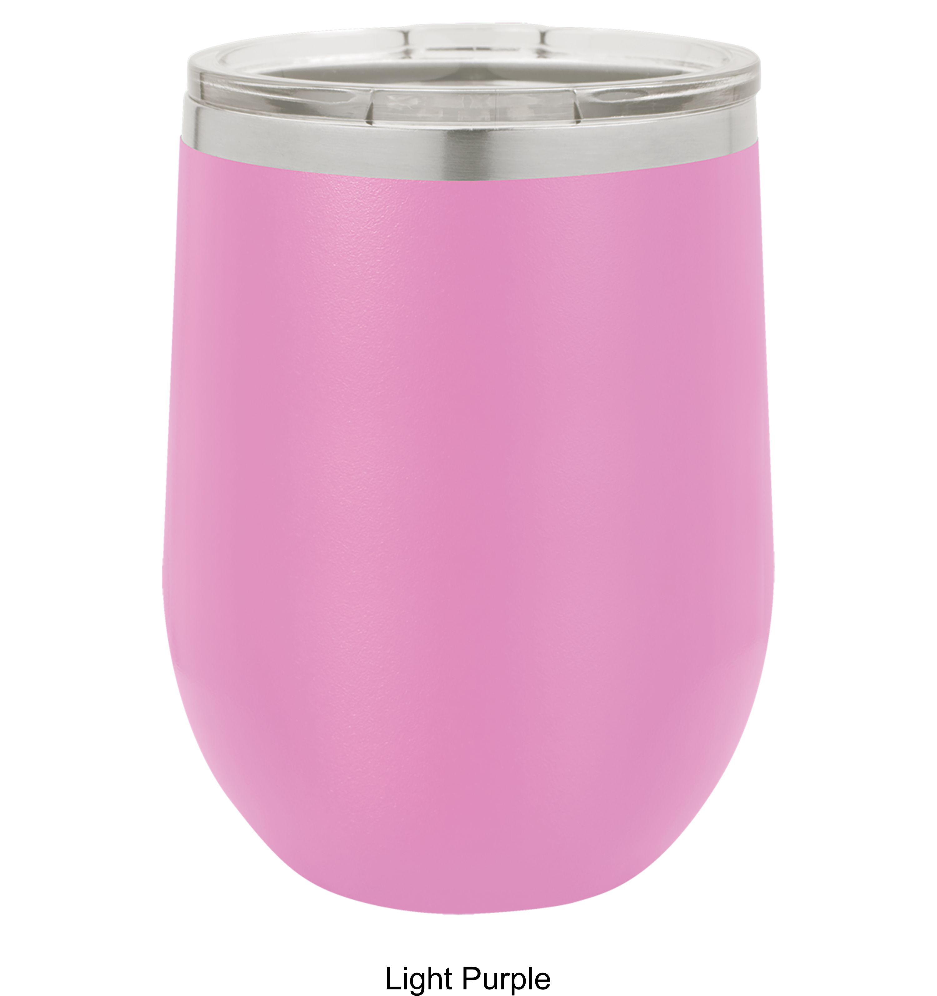12 Oz. Polar Camel Stemless Wine Glass w/Lid Stainless Steel 4