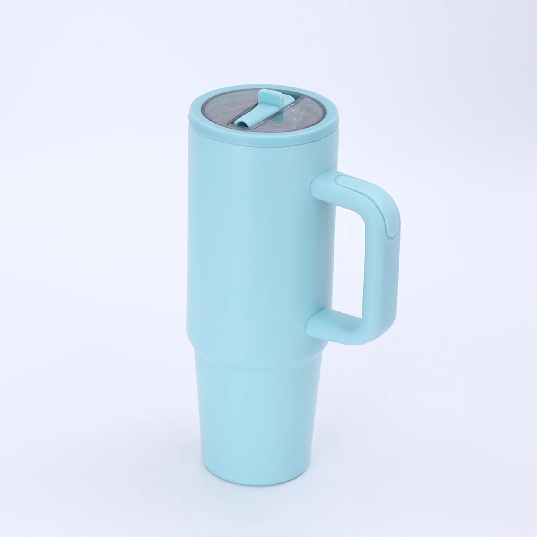 30 oz Stainless Steel Tumbler with Handle & Flip Straw Lid 6
