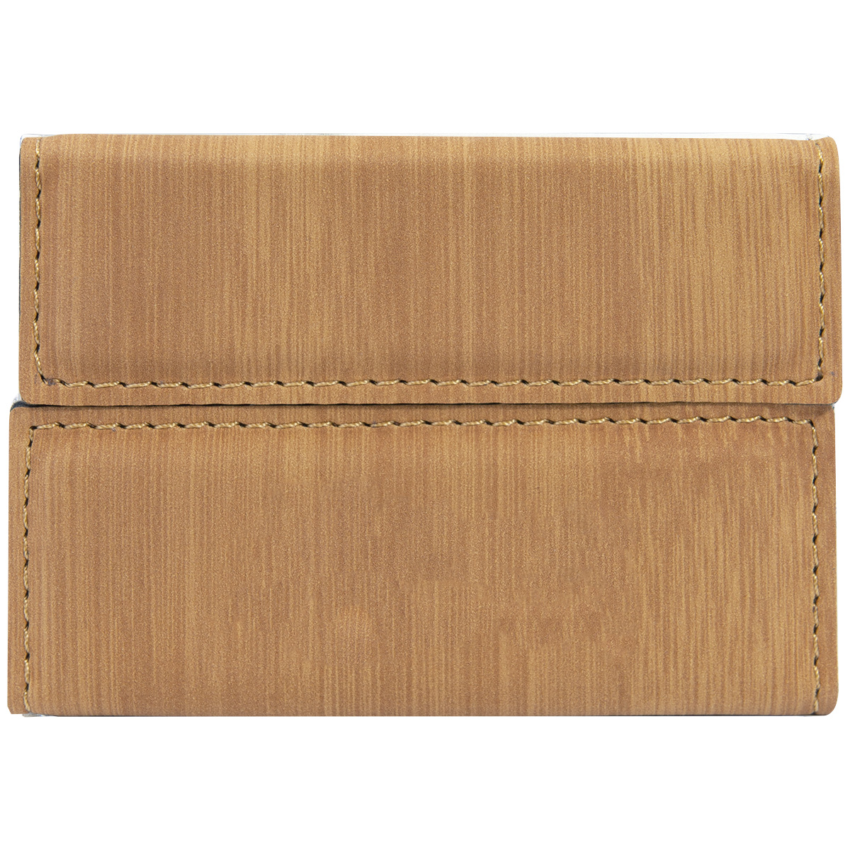 Bamboo Leatherette Business Card Holder 2