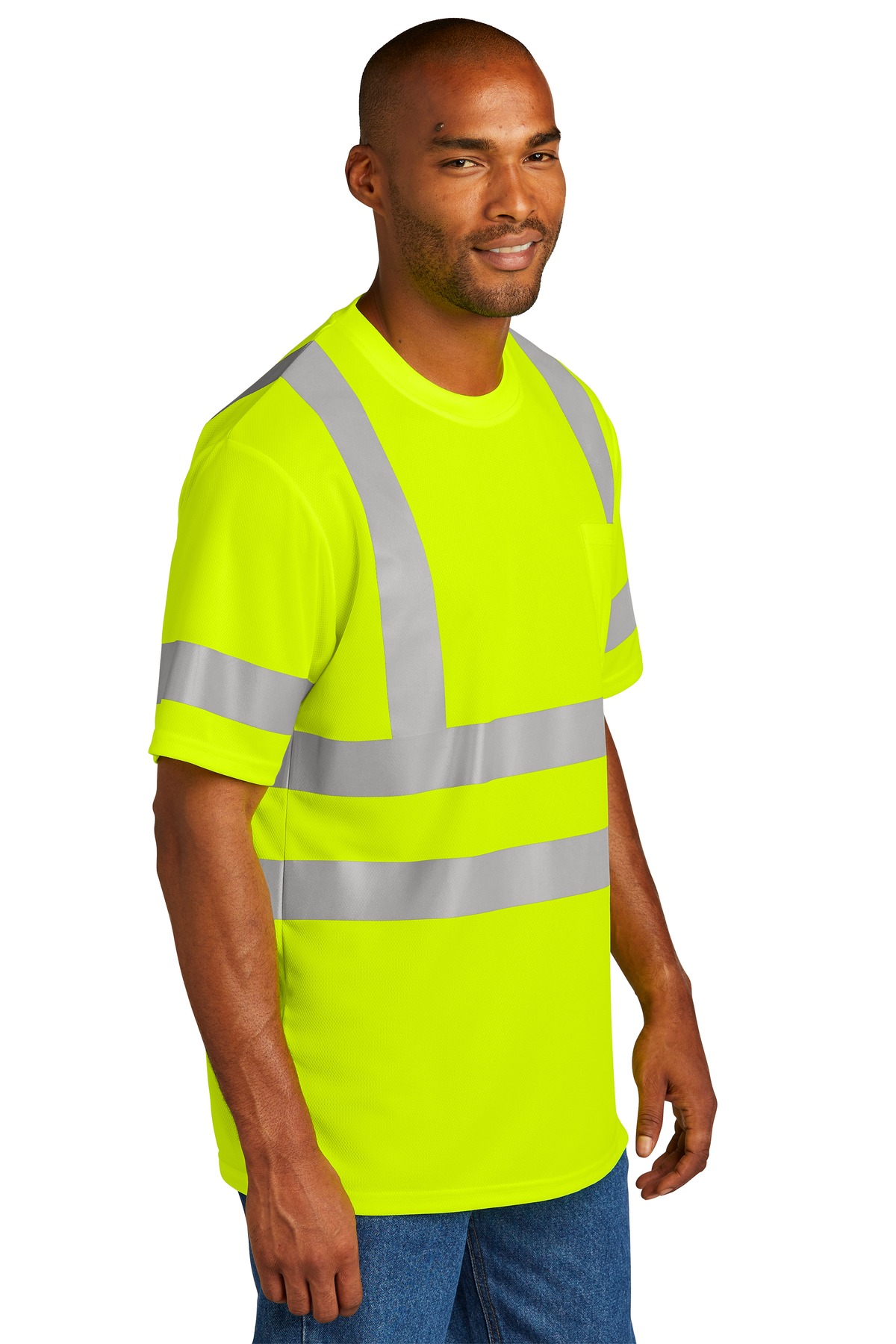 CornerStone ANSI 107 Class 3 Mesh Tee. CS202 1