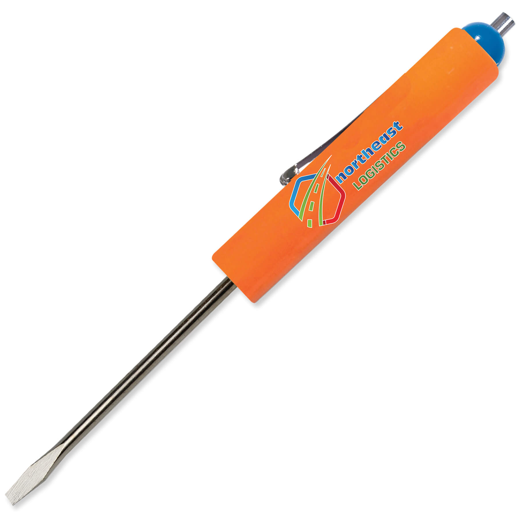 Jumbo Pocket Screwdriver 1/8" Flat Tip Blade + Magnet Top 31