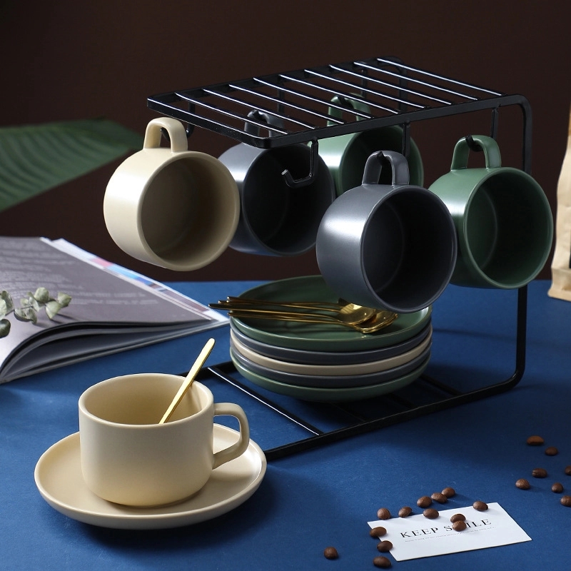 Custom Coffee Cup with Saucer Set 3