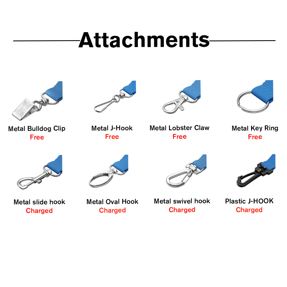 1" Glitter Lanyards 1