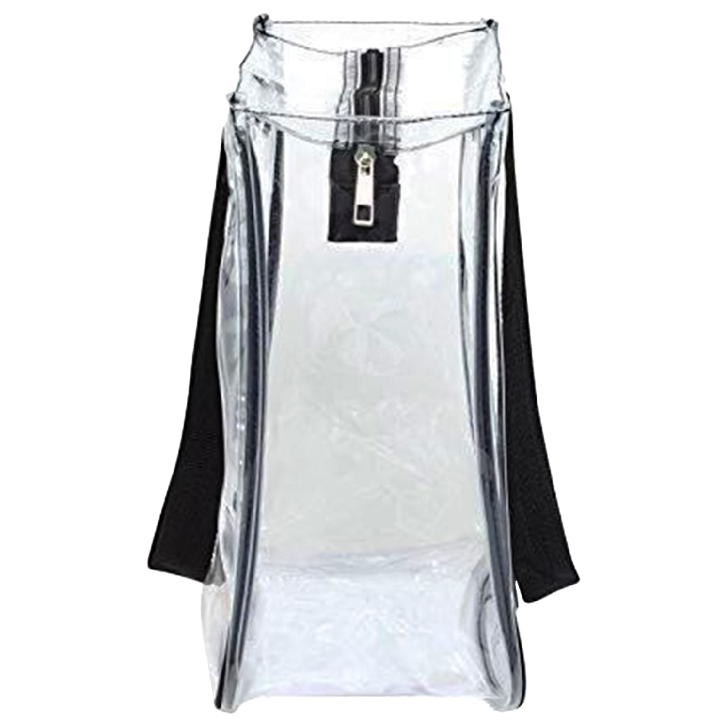 Clear Vinyl Tote bag, Stadium compliant zippered bags 2