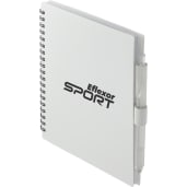FSC® Recycled 5.5” x 7” Spiral Notebook w/ RPET Pe 56