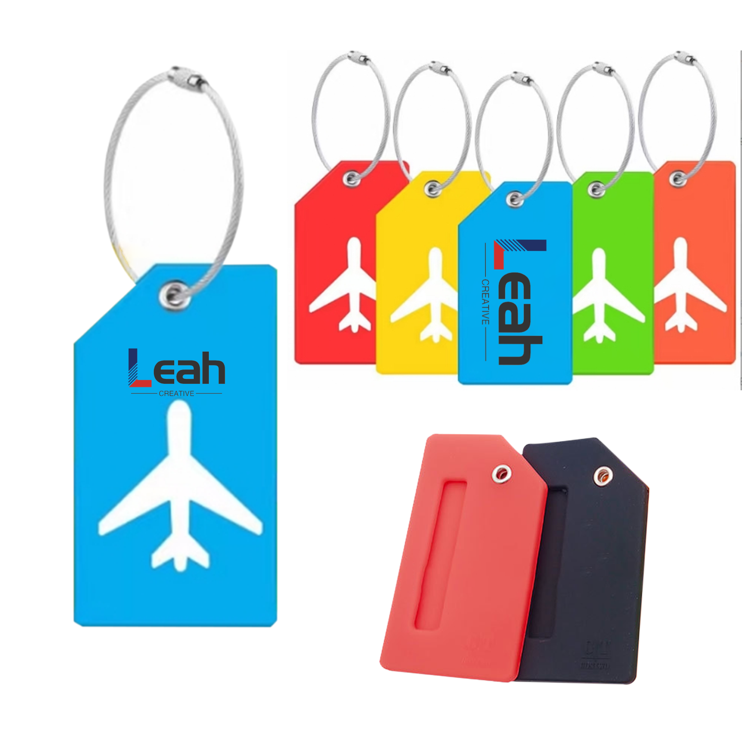 Silicone luggage tag 1