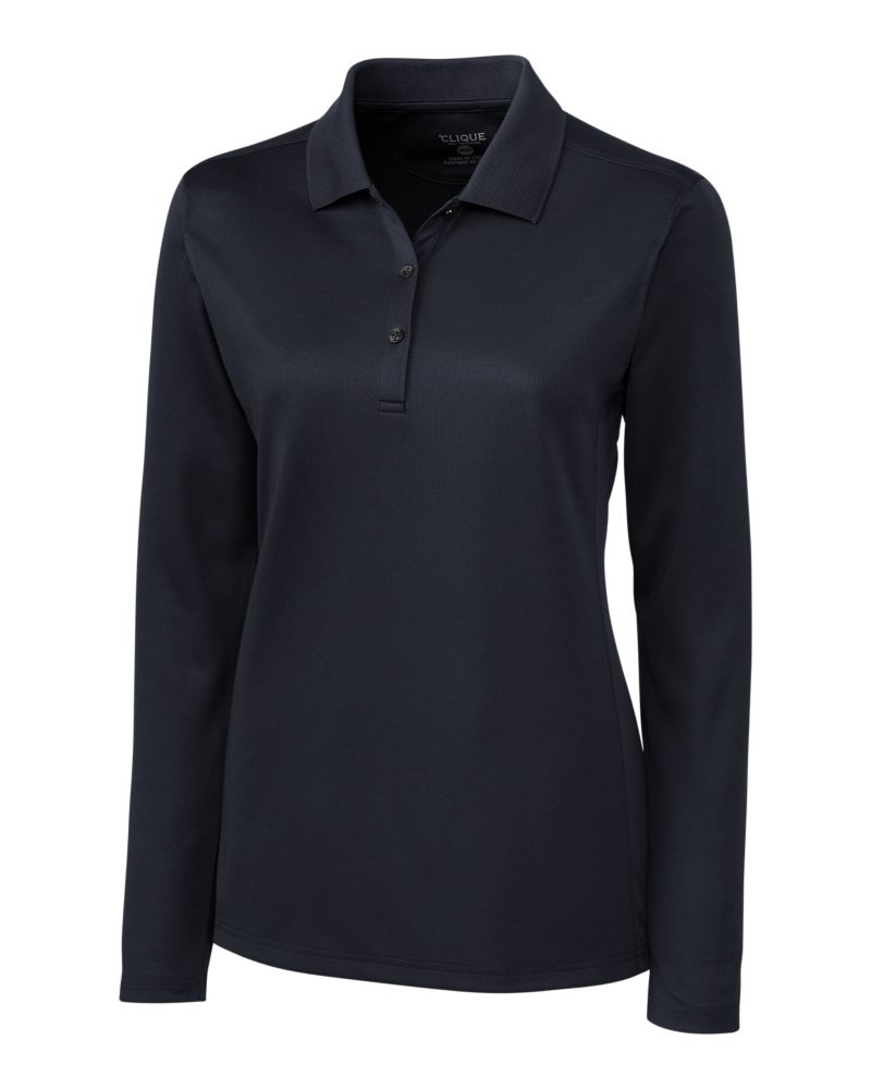 Clique Ice Pique Tech Womens Long Sleeve Polo 59