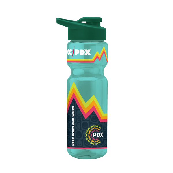 Blazer 28oz Transparent Bike Bottle w/Drink-thru Lid 1078