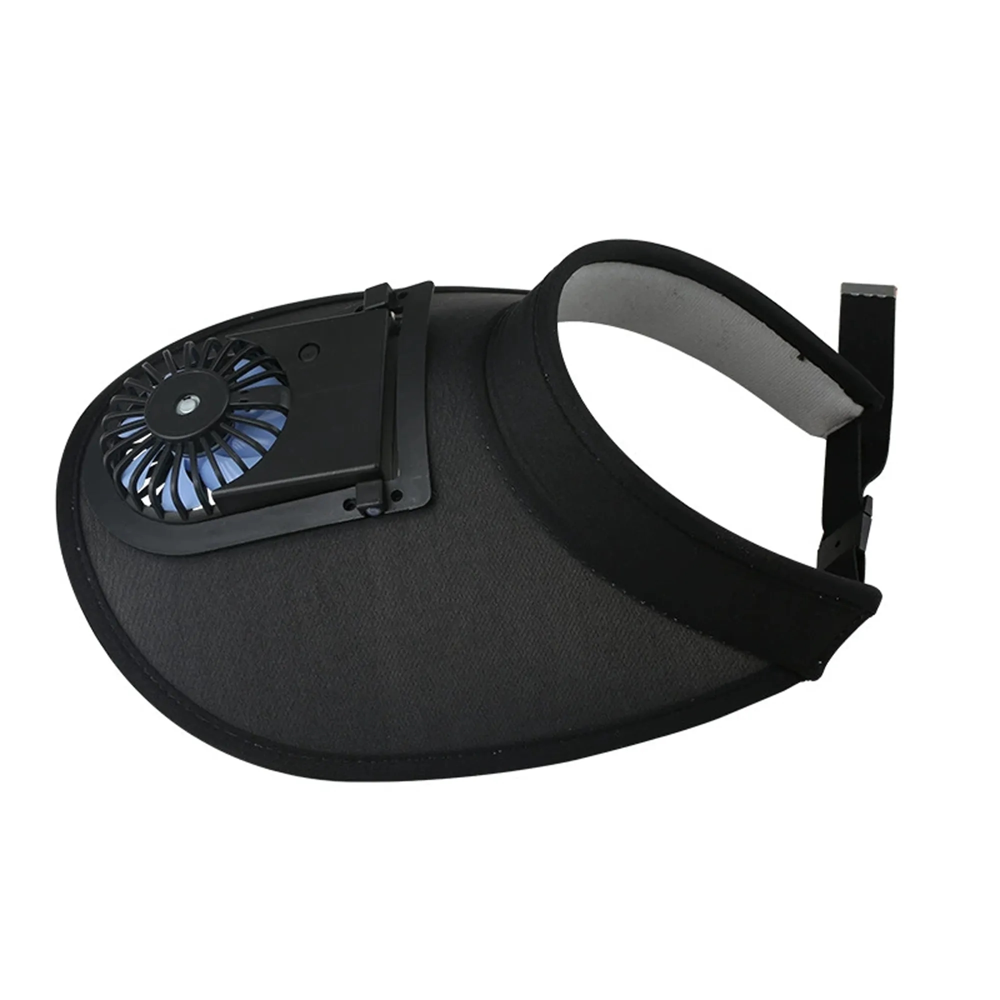 USB Fan Sun Hat With Wide Brim Visor 1