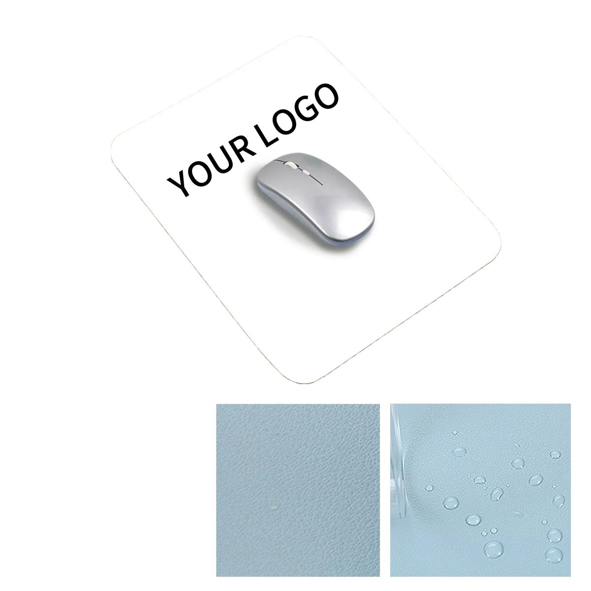 Square Microfiber Mouse Pad with Rubber Backing 2