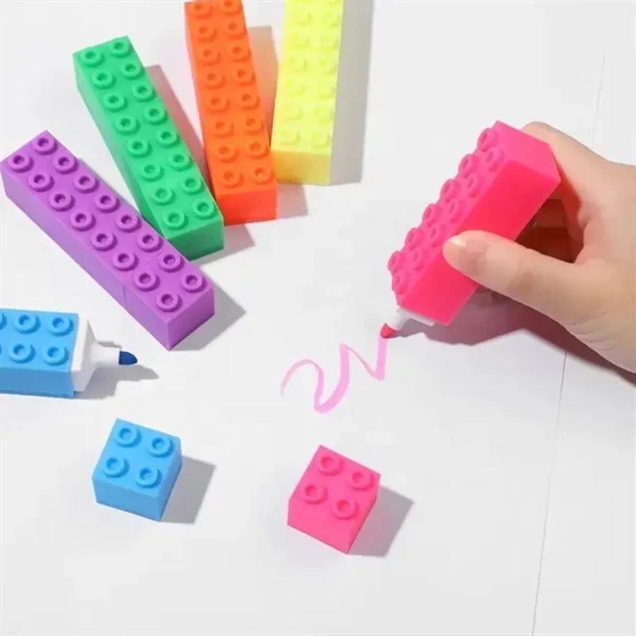 Building Bricks Highlighter Fluorescent Pen 2