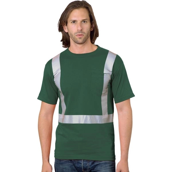 Hi-Vis 100% Cotton Pocket Crew Tee 6
