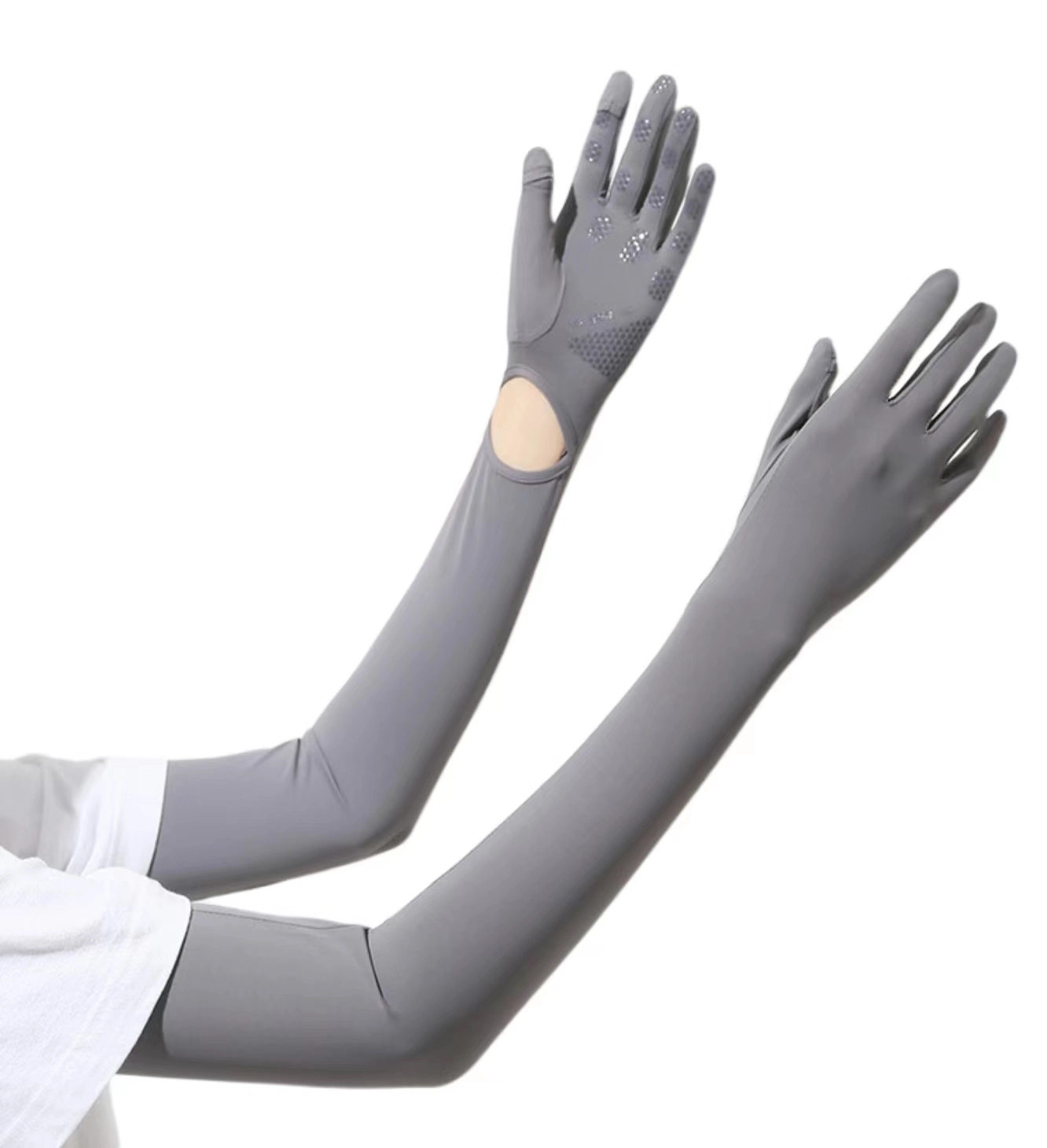 Sun Protection Sunscreen Arm Ice Silk Cooling Sleeves 3
