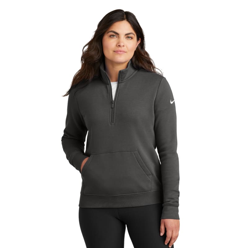 Nike Ladies Club Fleece Sleeve Swoosh 1/2-Zip 29