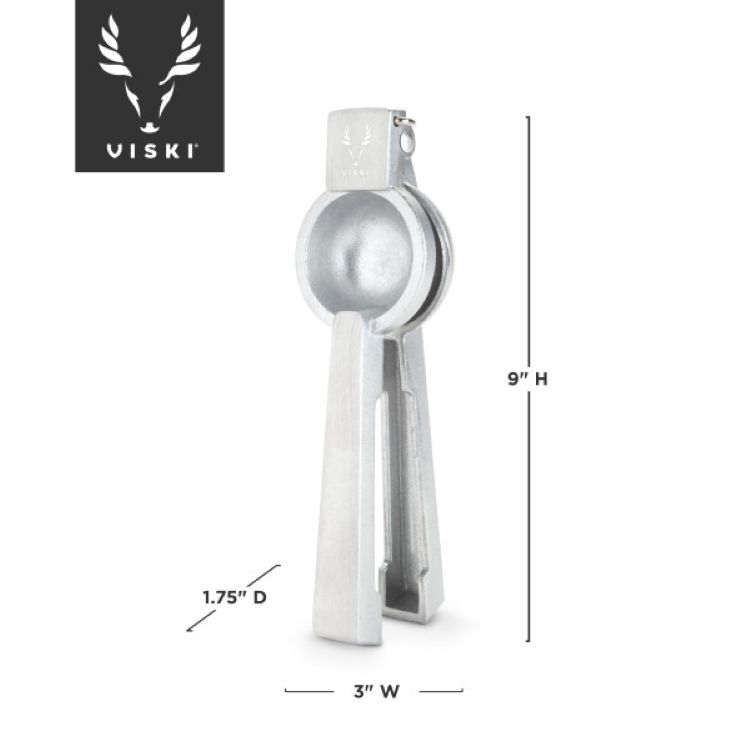 Viski® Professional Silver Citrus Juicer 6