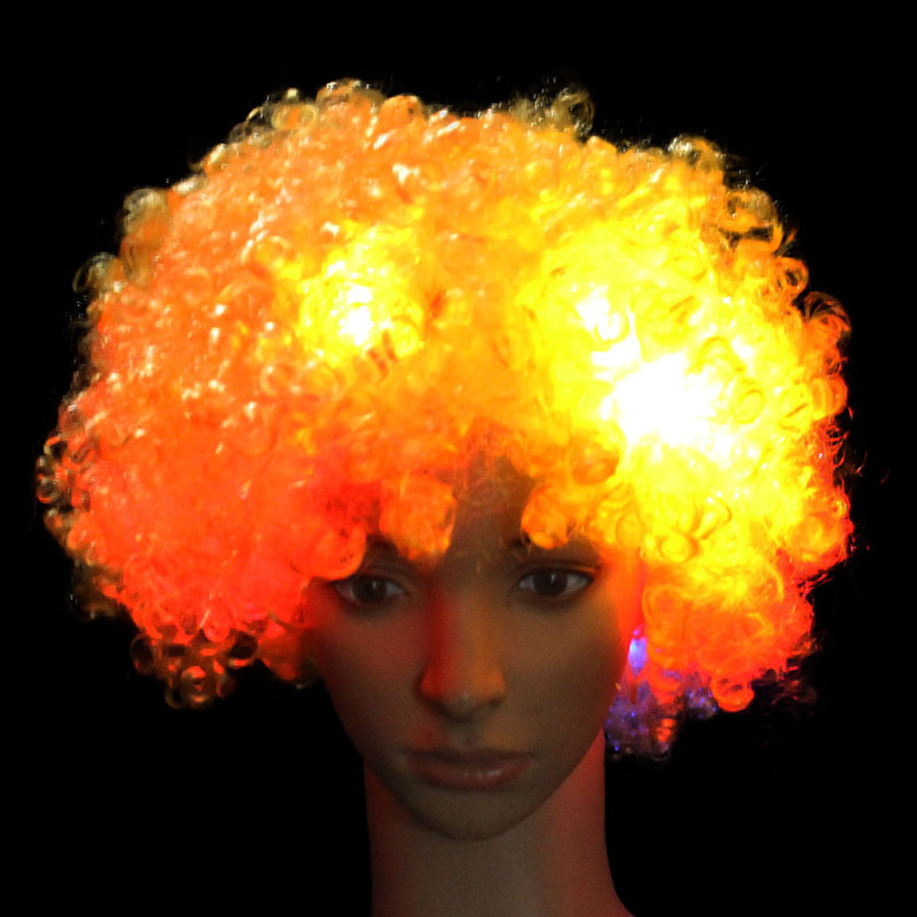 St. Patrick's Day LED Light Up Party Wig 4