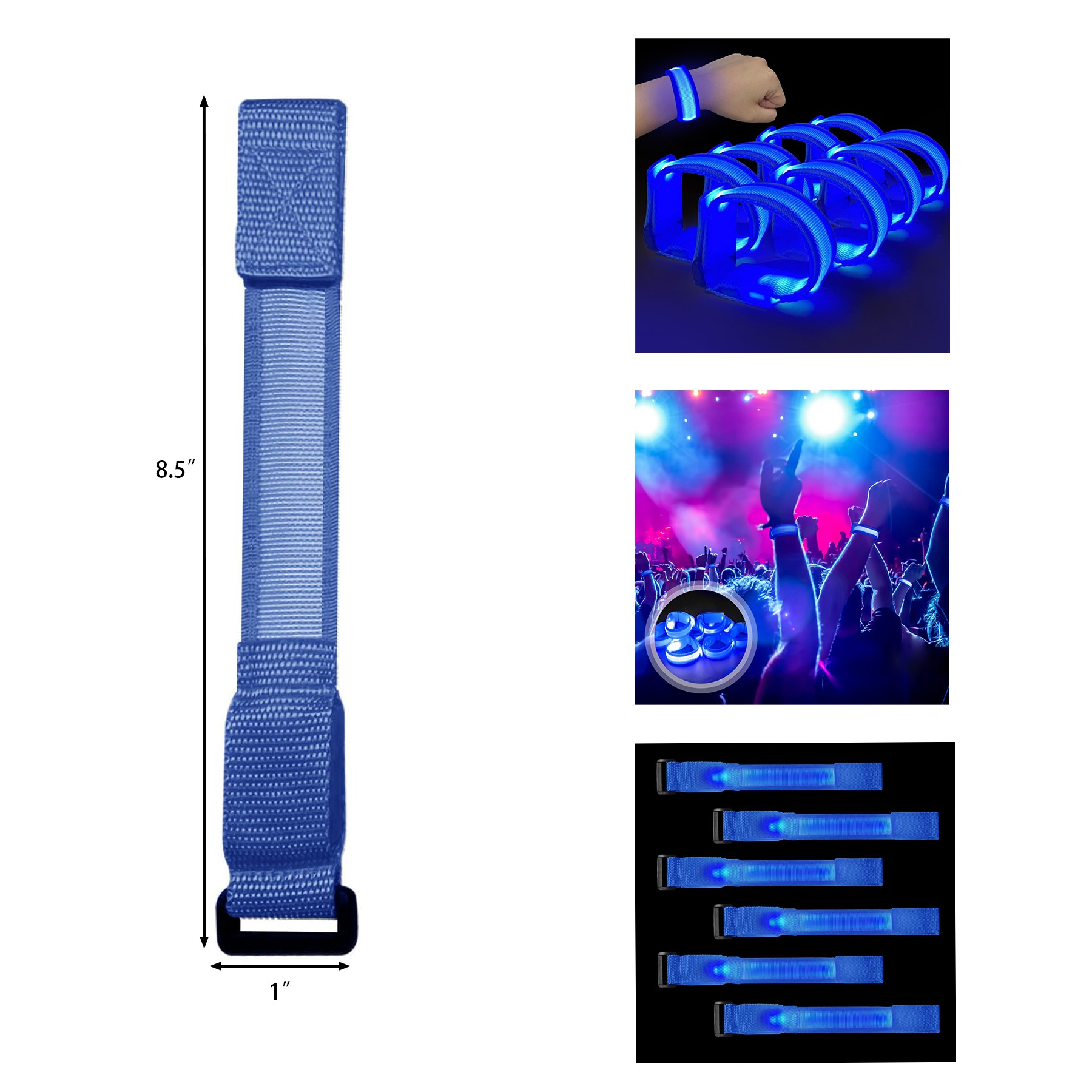 LED Light Up Bracelets Glow 3