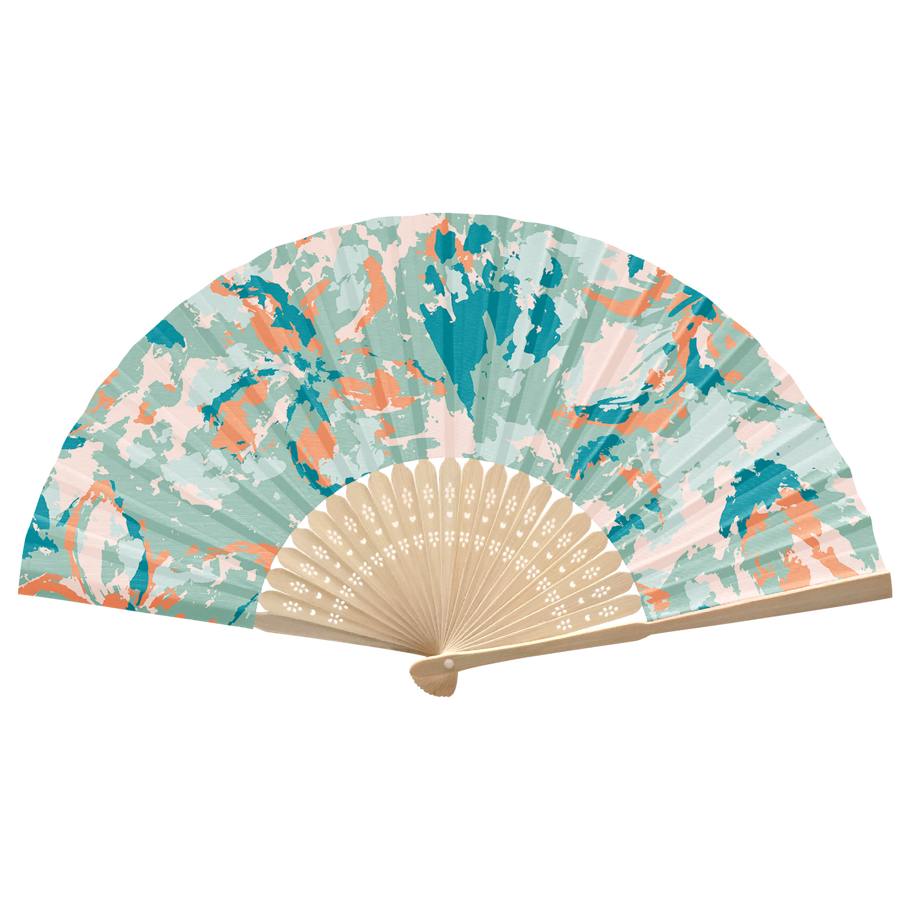 Foldable Bamboo Fan 13
