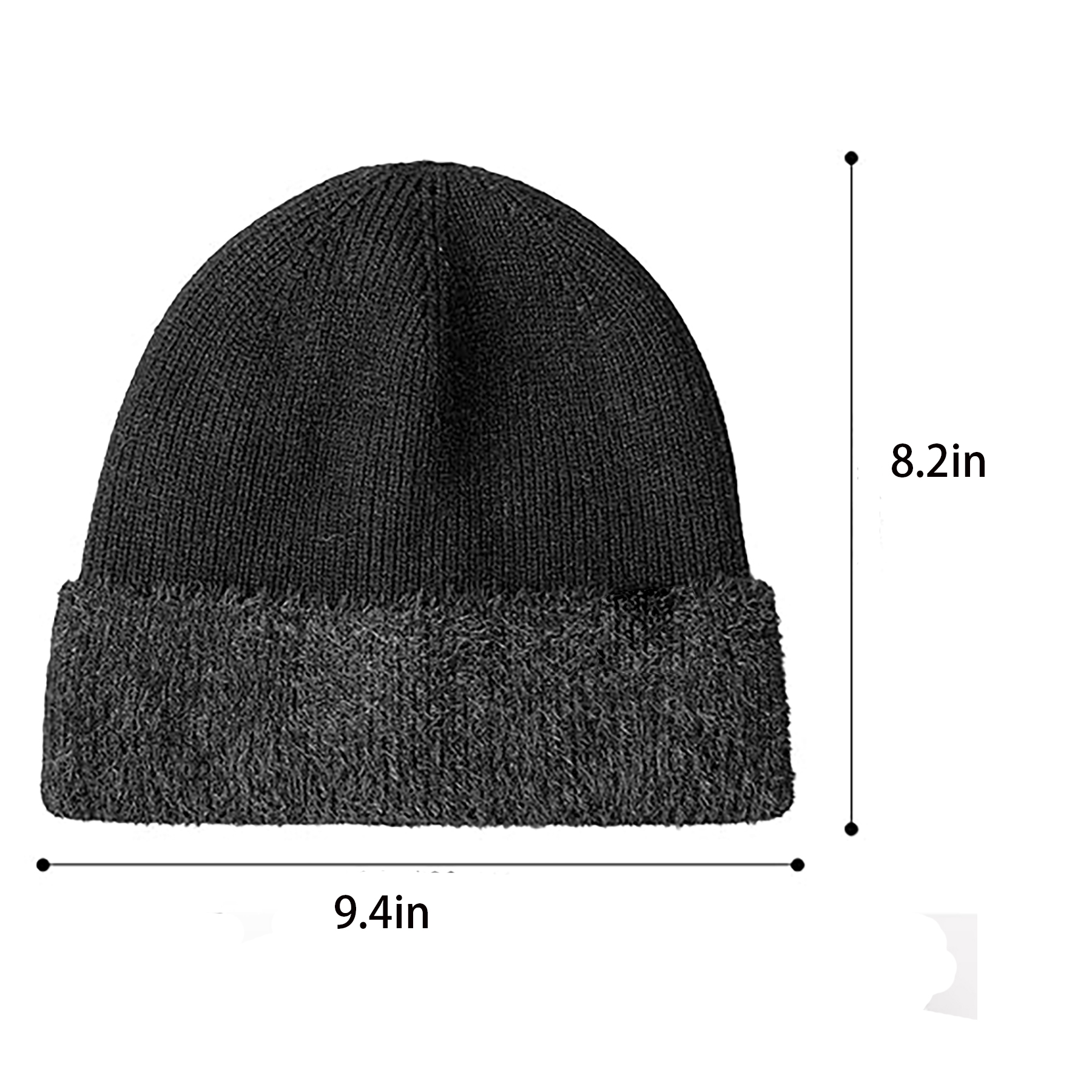 Brimless Warm Knit Beanie 5