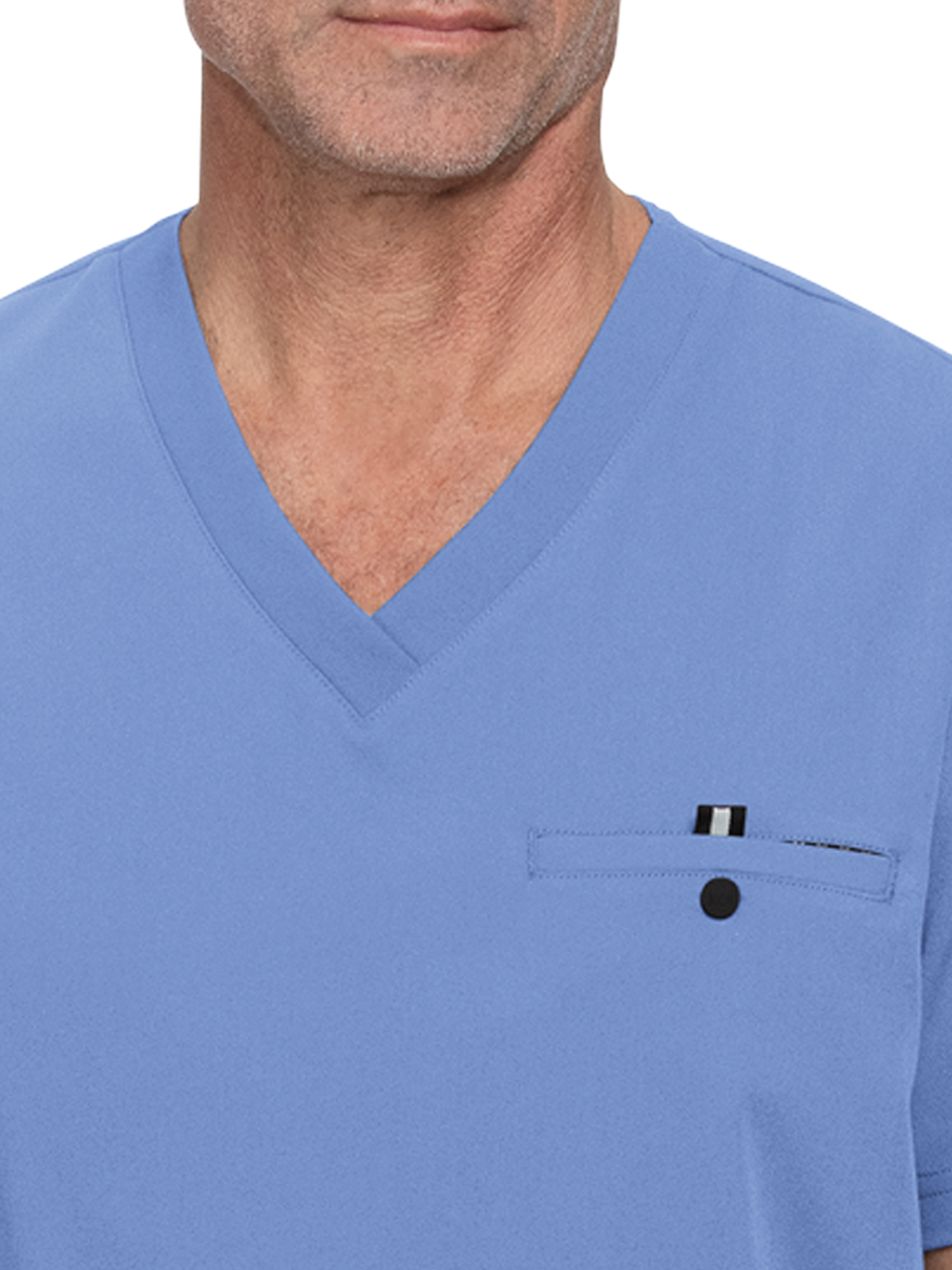 koi - Next Gen - Men's One-Pocket V-Neck Tuck-In On Call Top 45