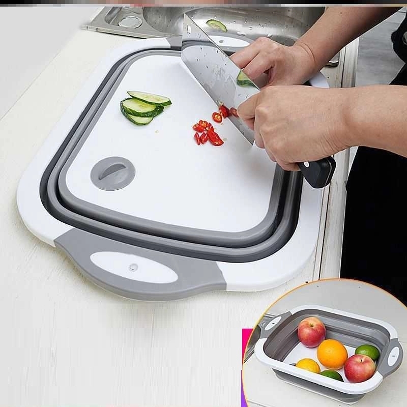 Multifunctional Washing Basket Foldable Cutting Board 4