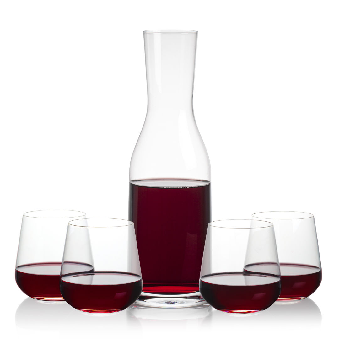Caldmore Carafe & Howden Stemless Wine 5