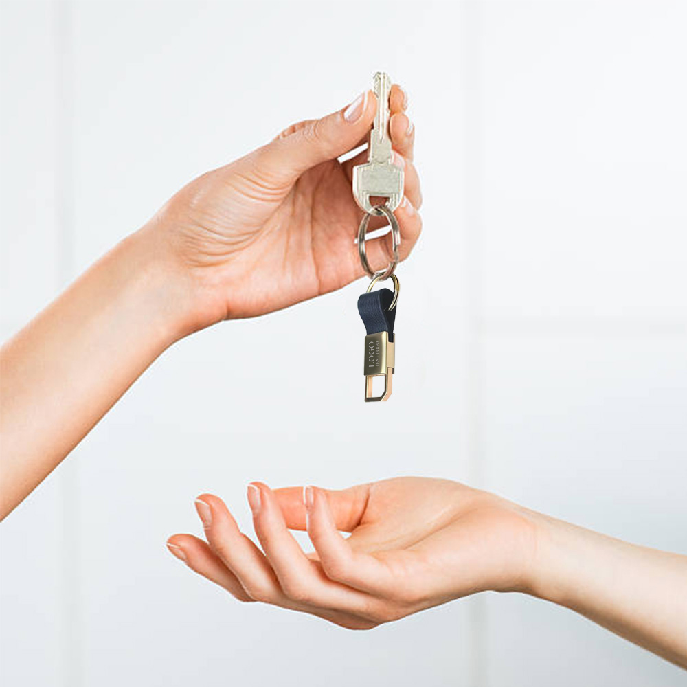 Luxury Genuine Leather Keychain 1