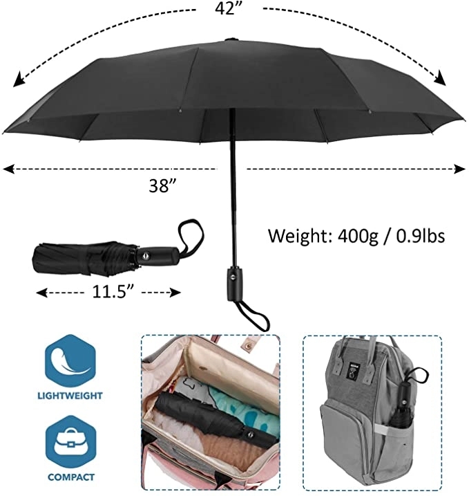 8 ribs automatic umbrella 10
