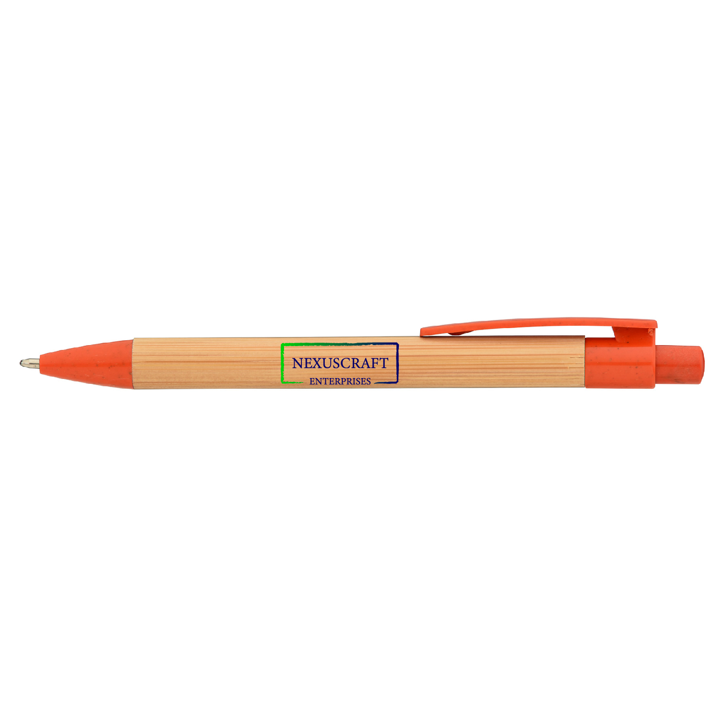 Fiji Bamboo Plastic Pen (Full Color Imprint) 12