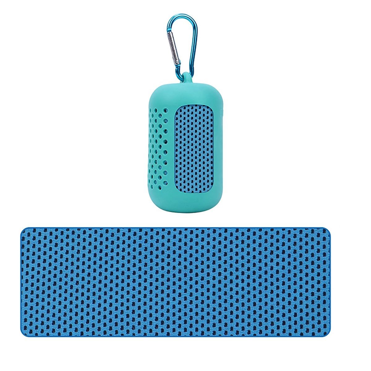 Polyester Workout Towel with Portable Silicone Pouch 9