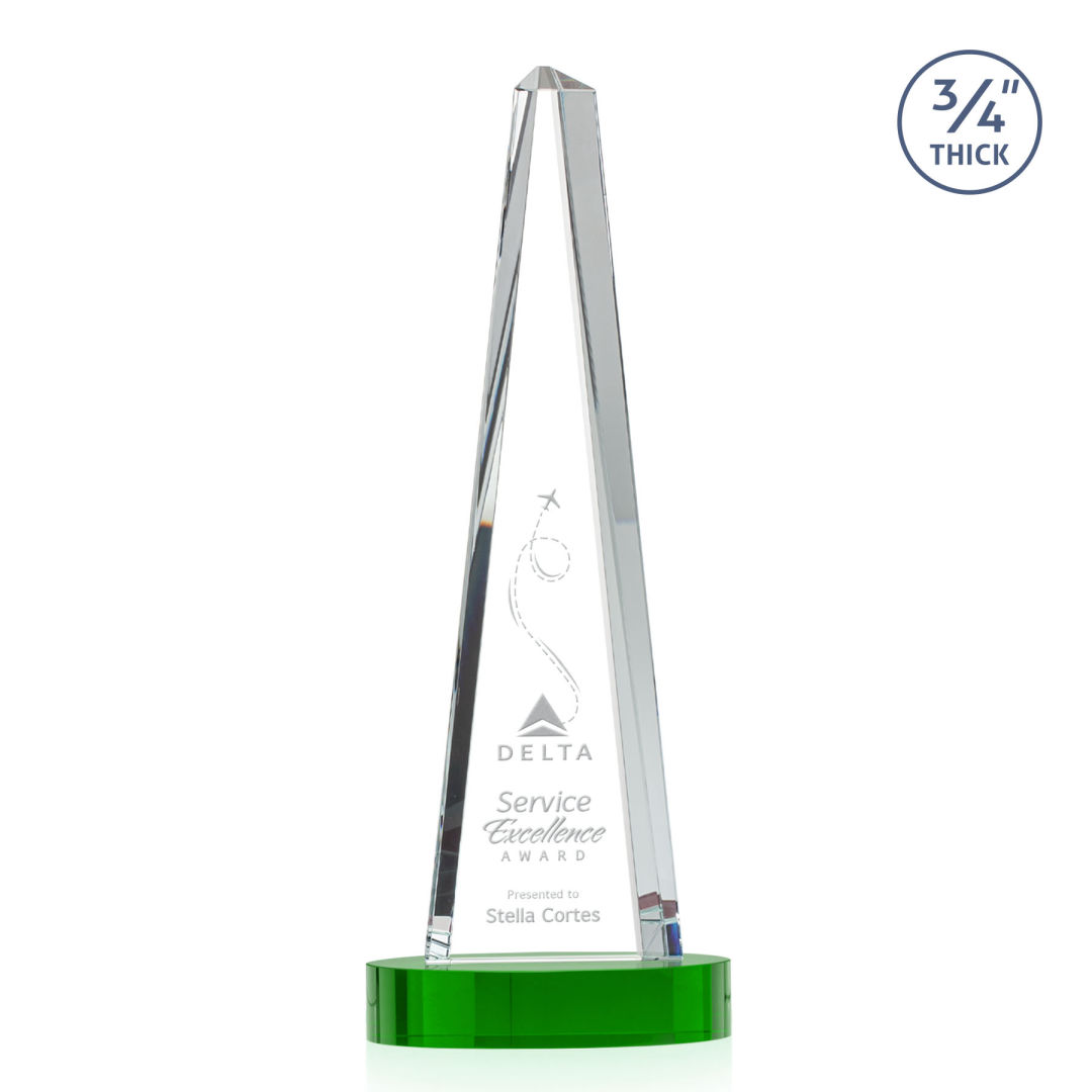 Majestic Tower Award on Alberton Base - Green 13