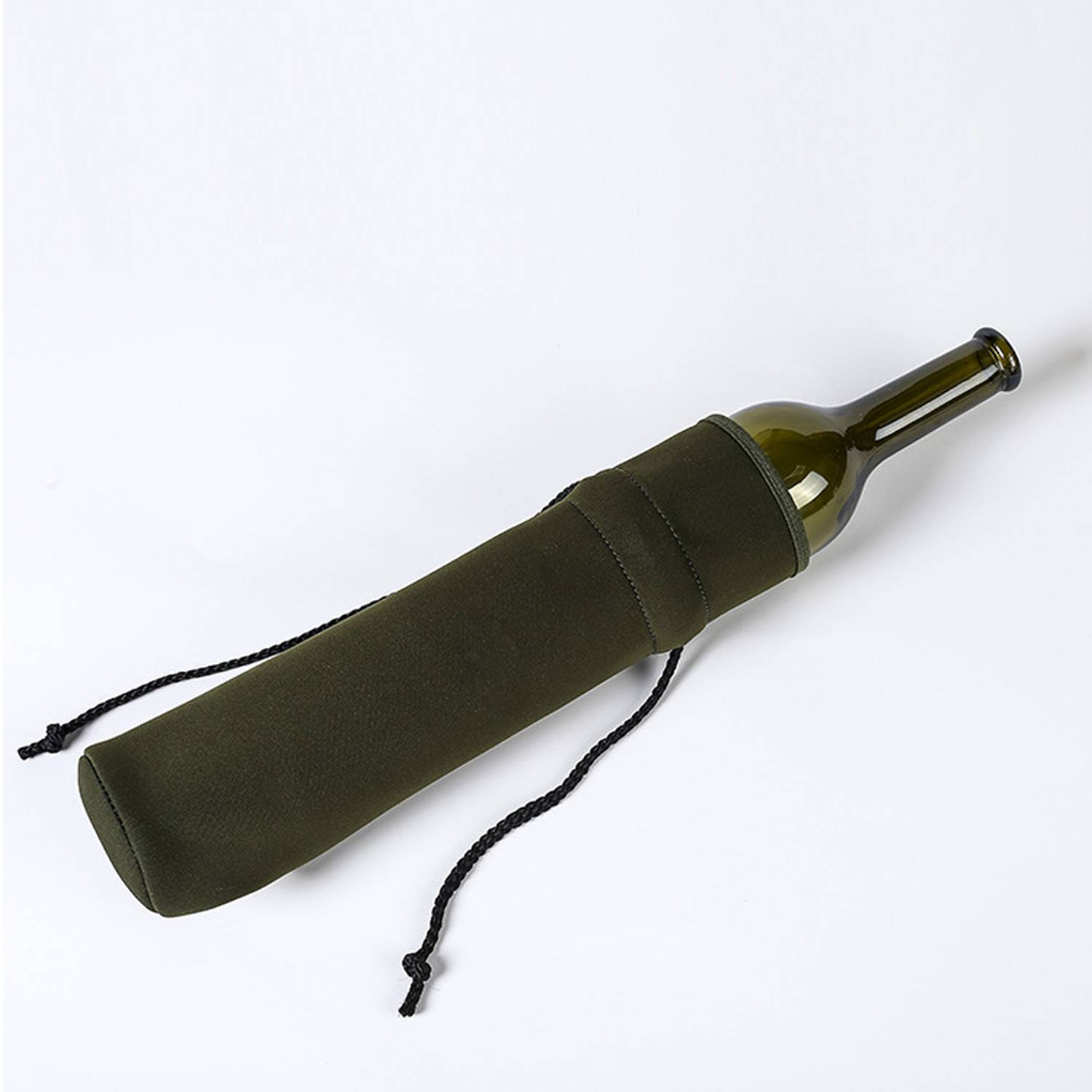 1 Bottle neoprene wine drawstring bag 3