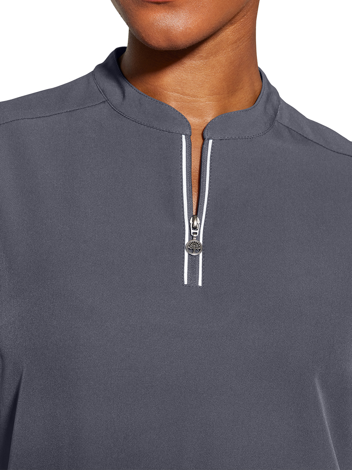 Healing Hands - 360 - Women's 2-Pocket Sandy Mandarin Collar Top 2