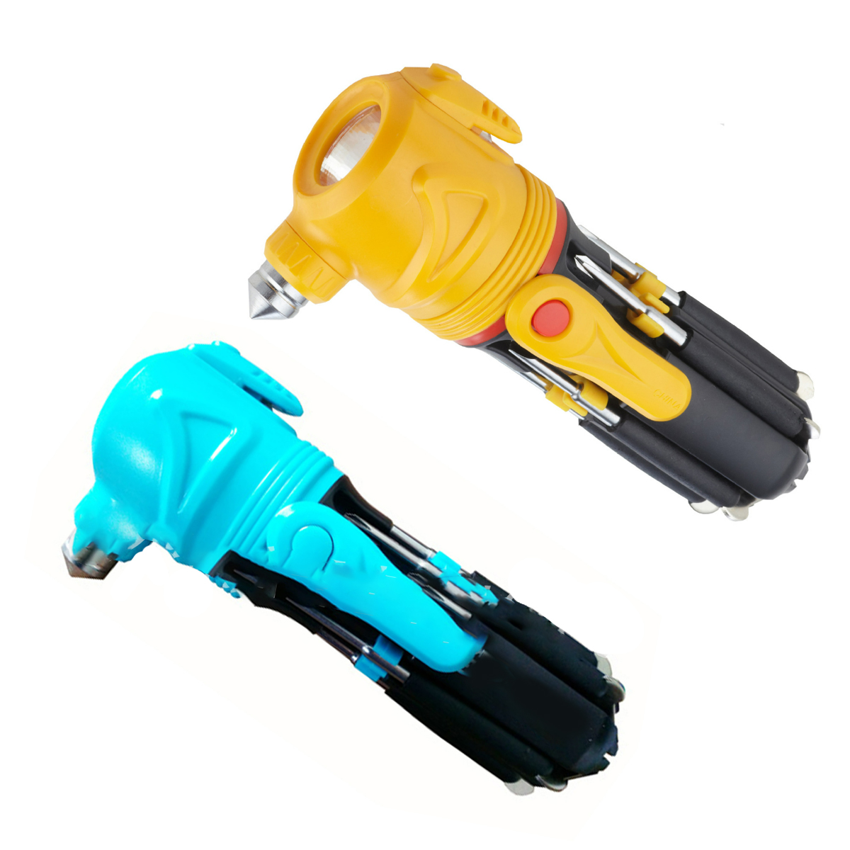 12 in 1 Emergency Car Multi-Tool with Safety Hammer & Light 3