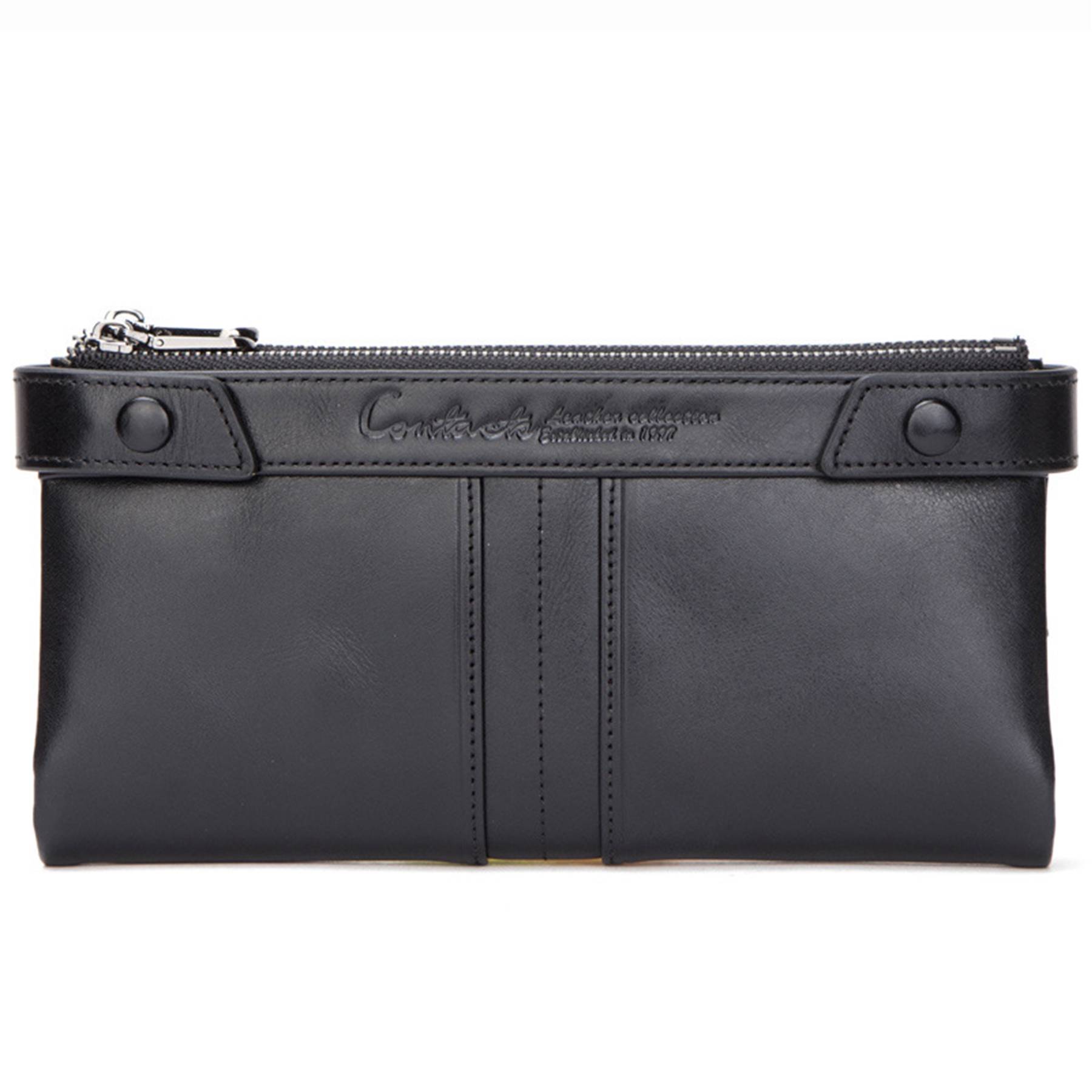 Genuine Leather RFID Handheld Waterproof Wallet Women 12