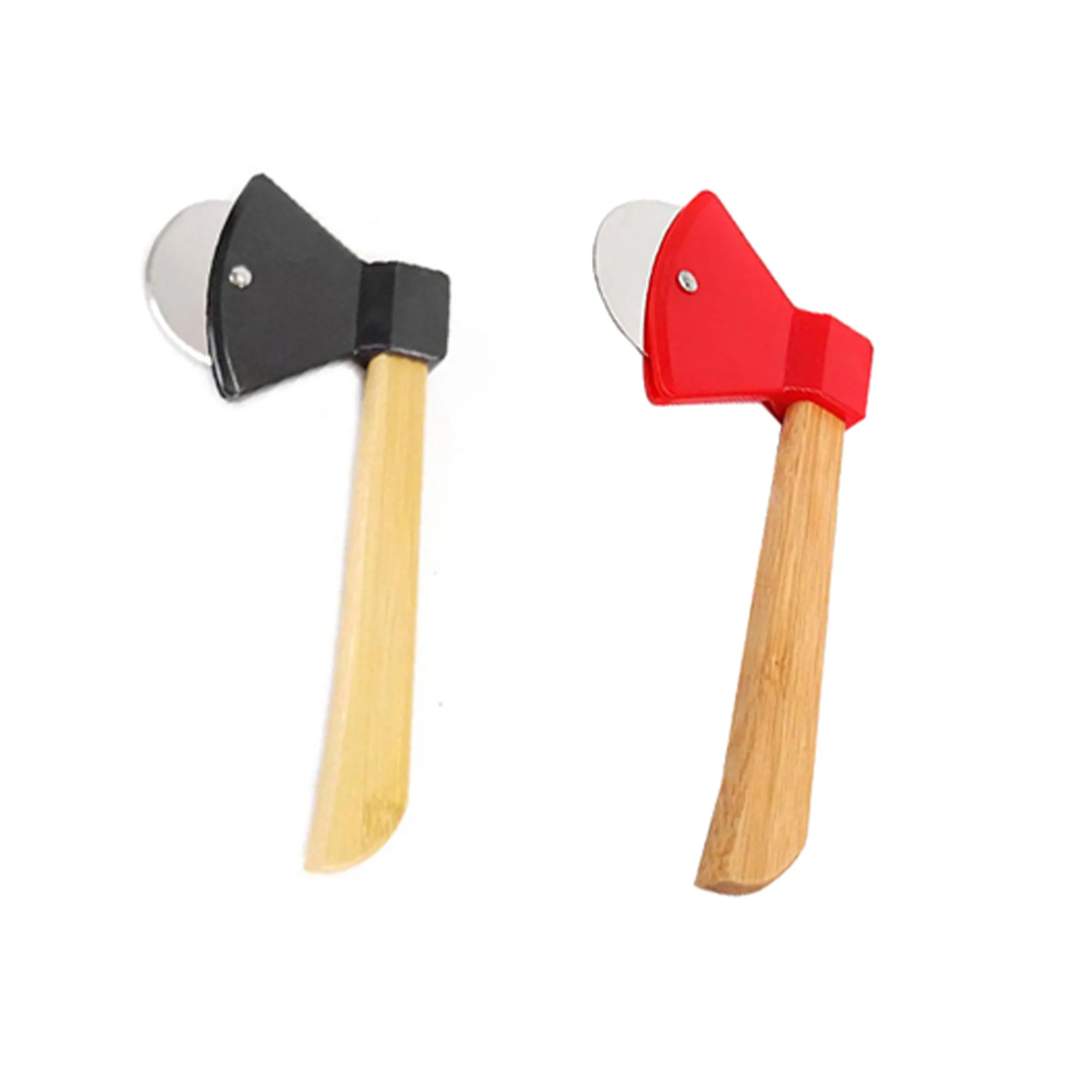Fire Axe Pizza Cutter With Bamboo Handle 4