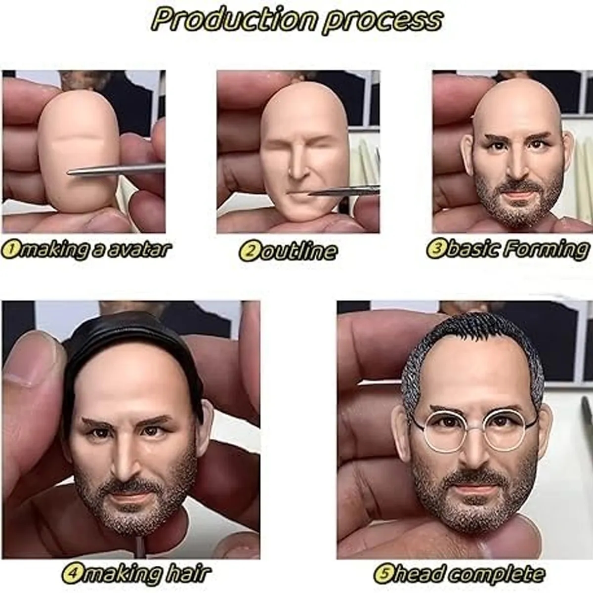 Fully Customizable 6 inch Custom Polymer Clay Bobblehead 4