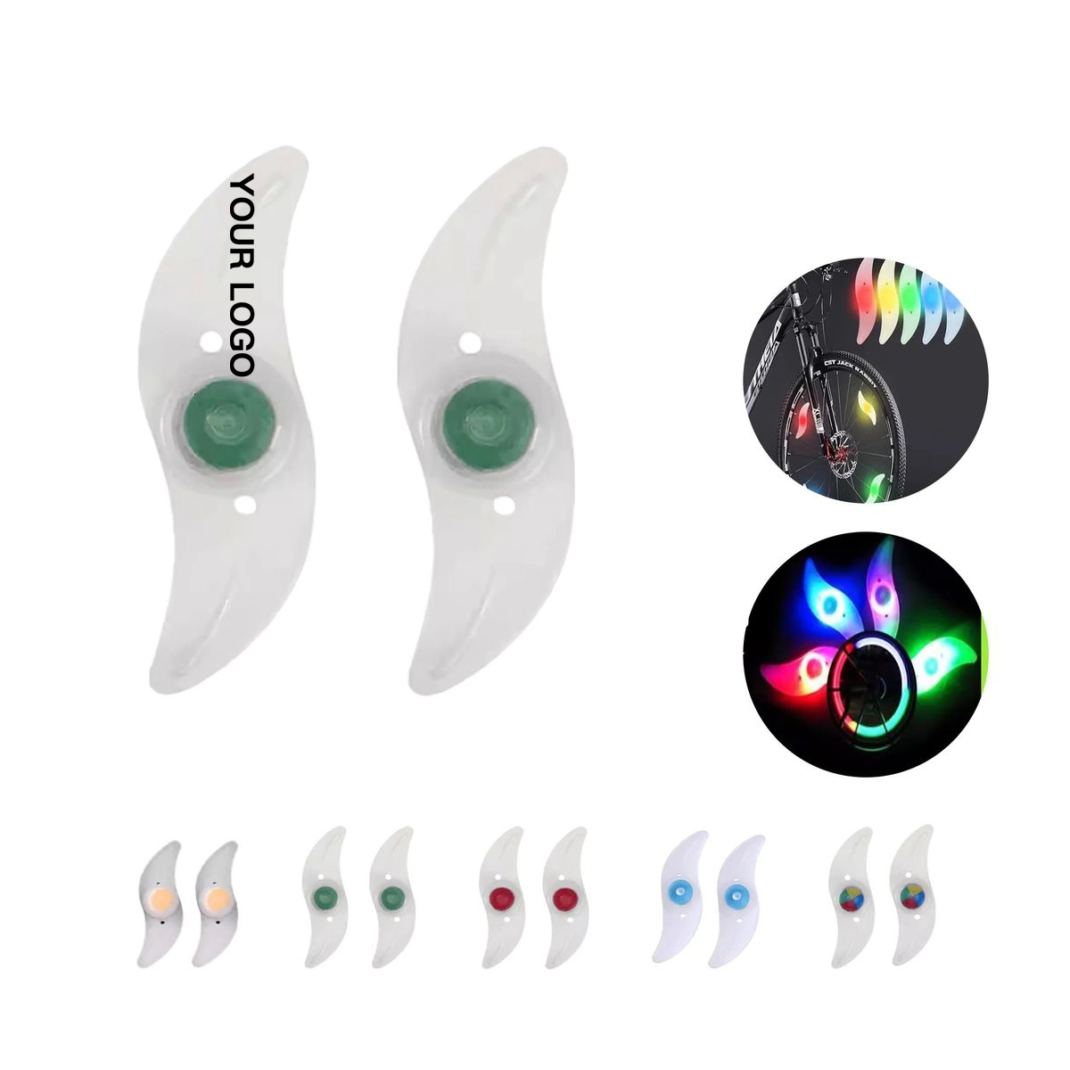 LED Bike Wheel Lights Three Mode Illumination 2