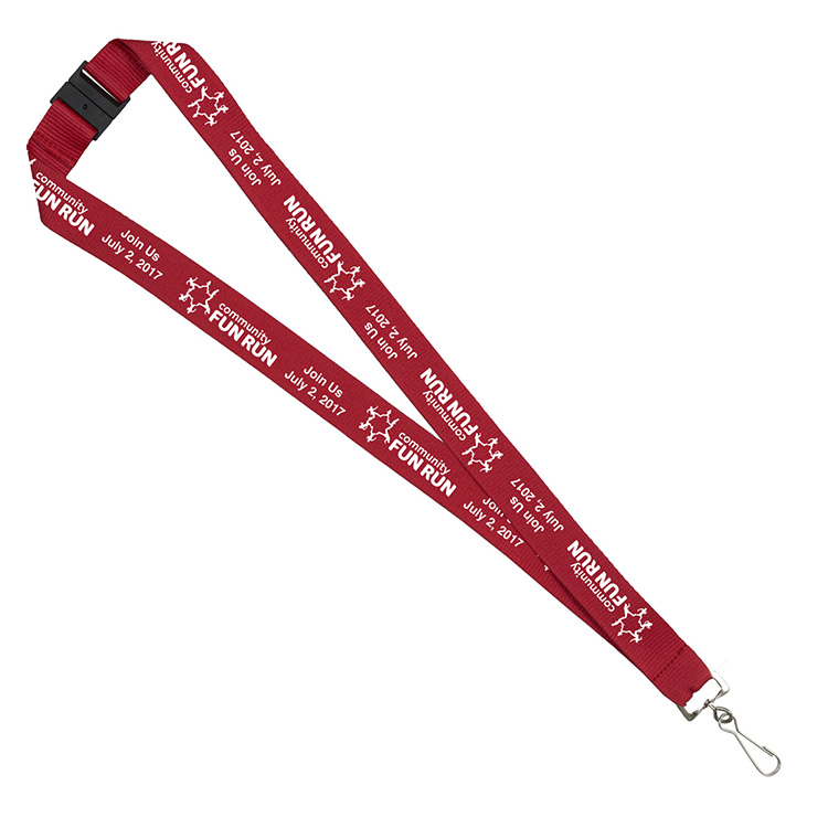 "Palmer" 1" Silkscreen Lanyard with FREE Breakaway Safety Release 13
