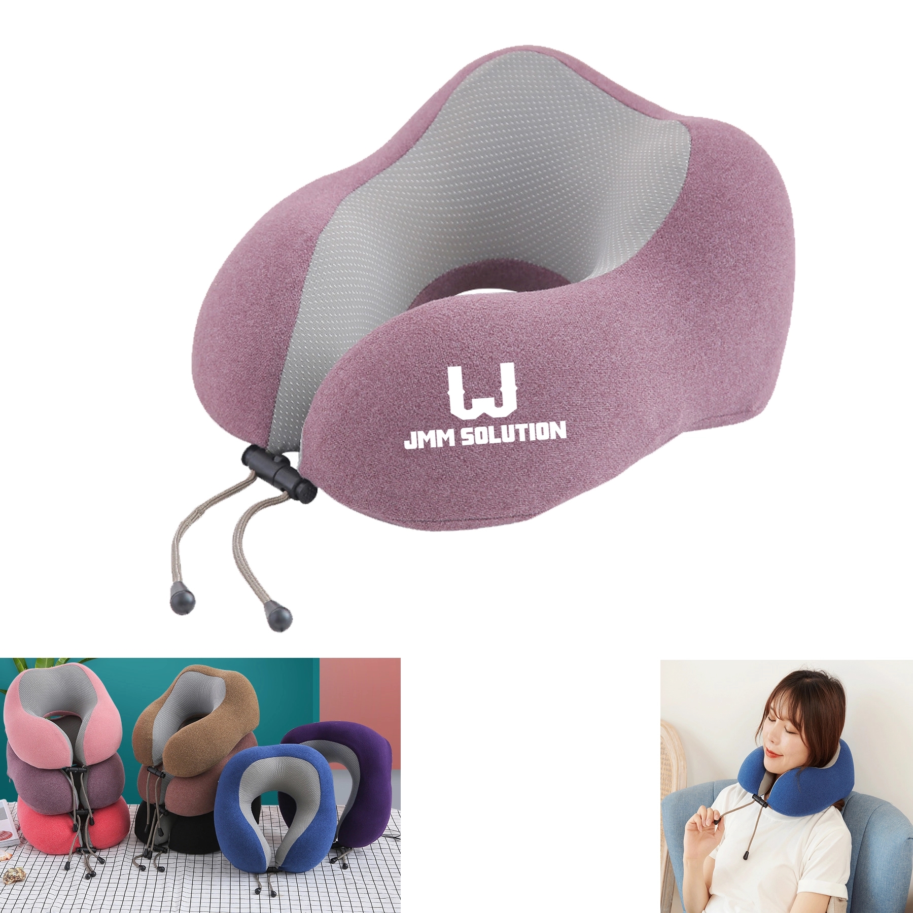 Memory Foam Travel Neck Pillow 2