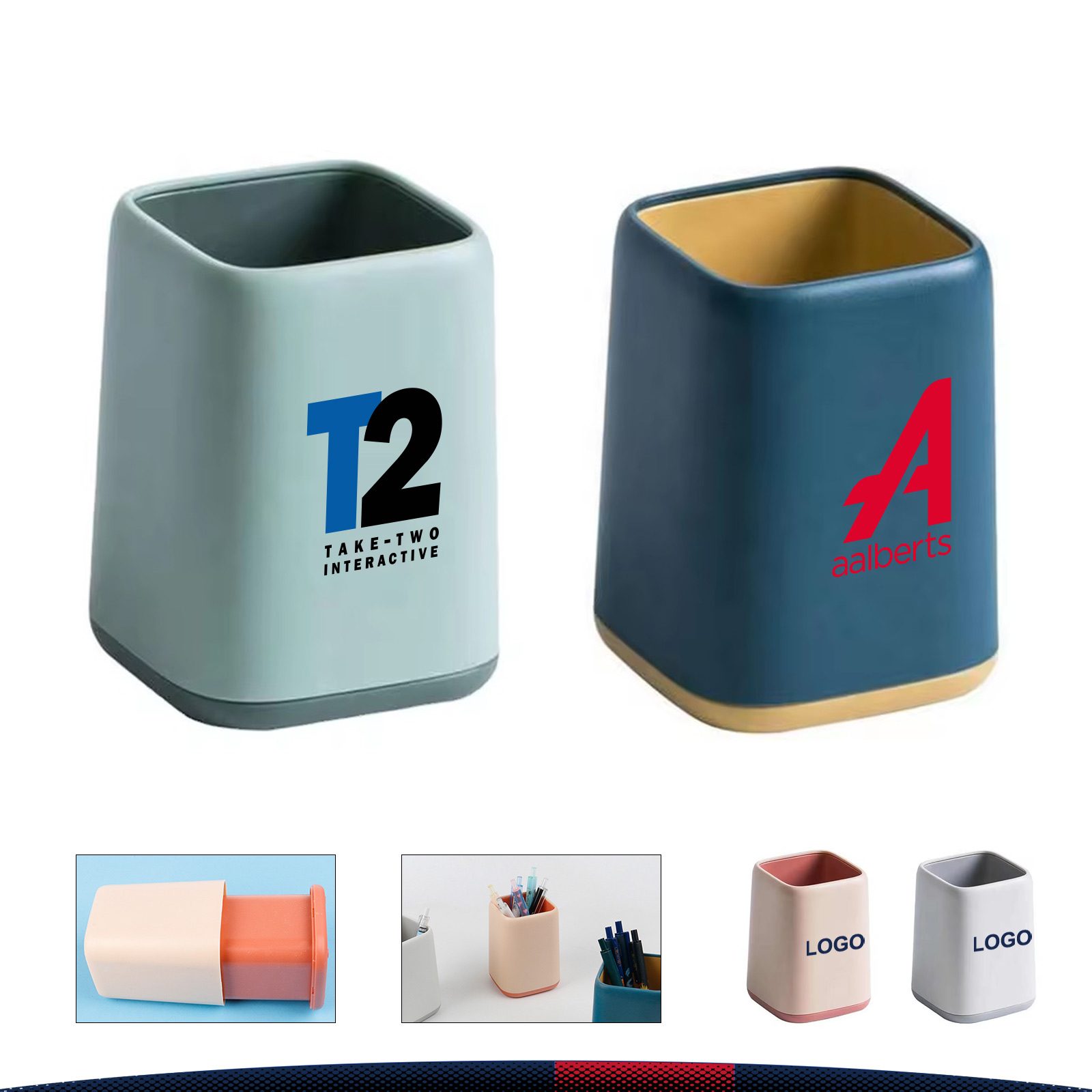 Delusy Bicolor Pen Holder 4