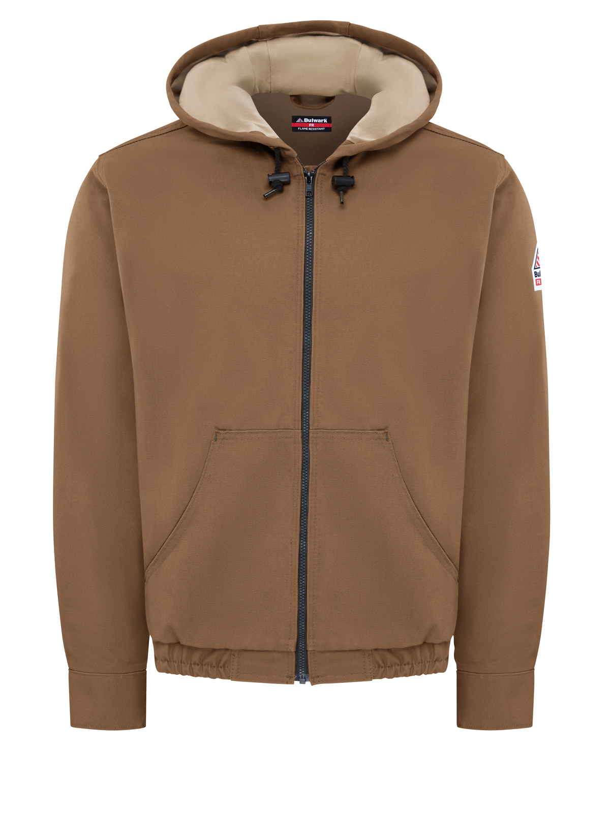 Bulwark Canvas Collection - Men's Lined Hooded Jacket W/ Lanyard Access