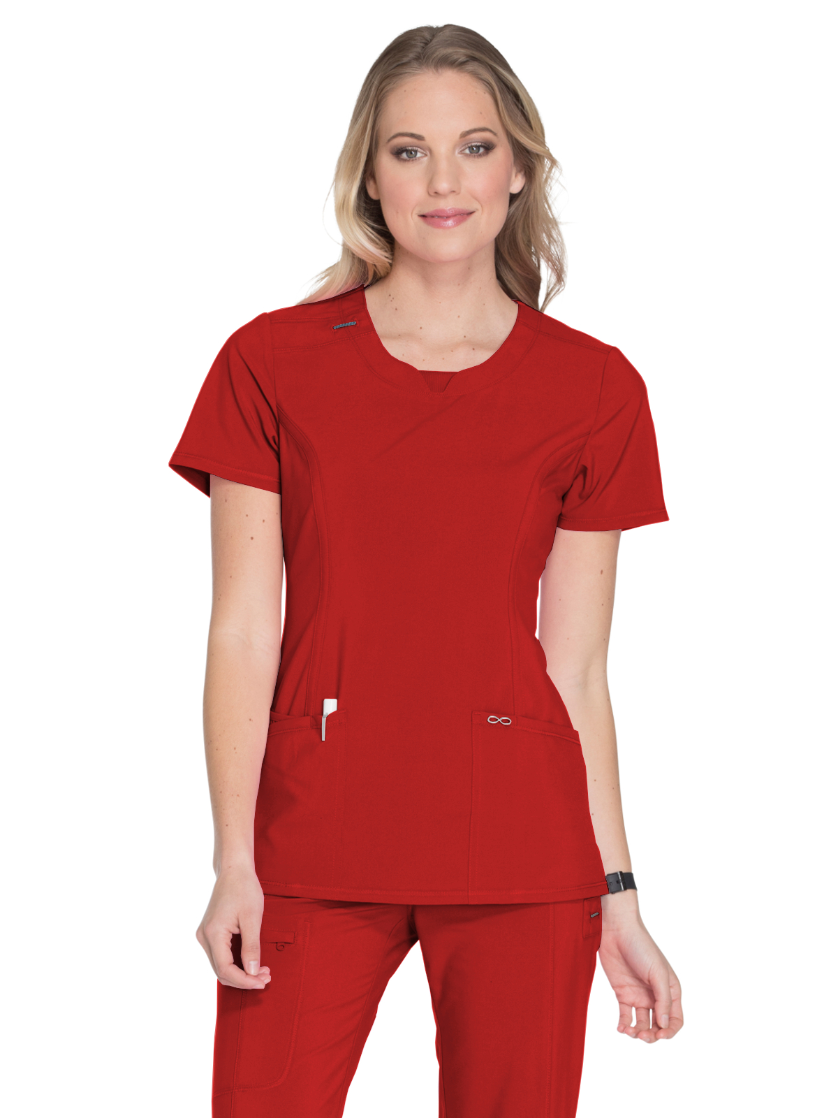 Infinity - Women's 3-Pocket Round Neck Top 33