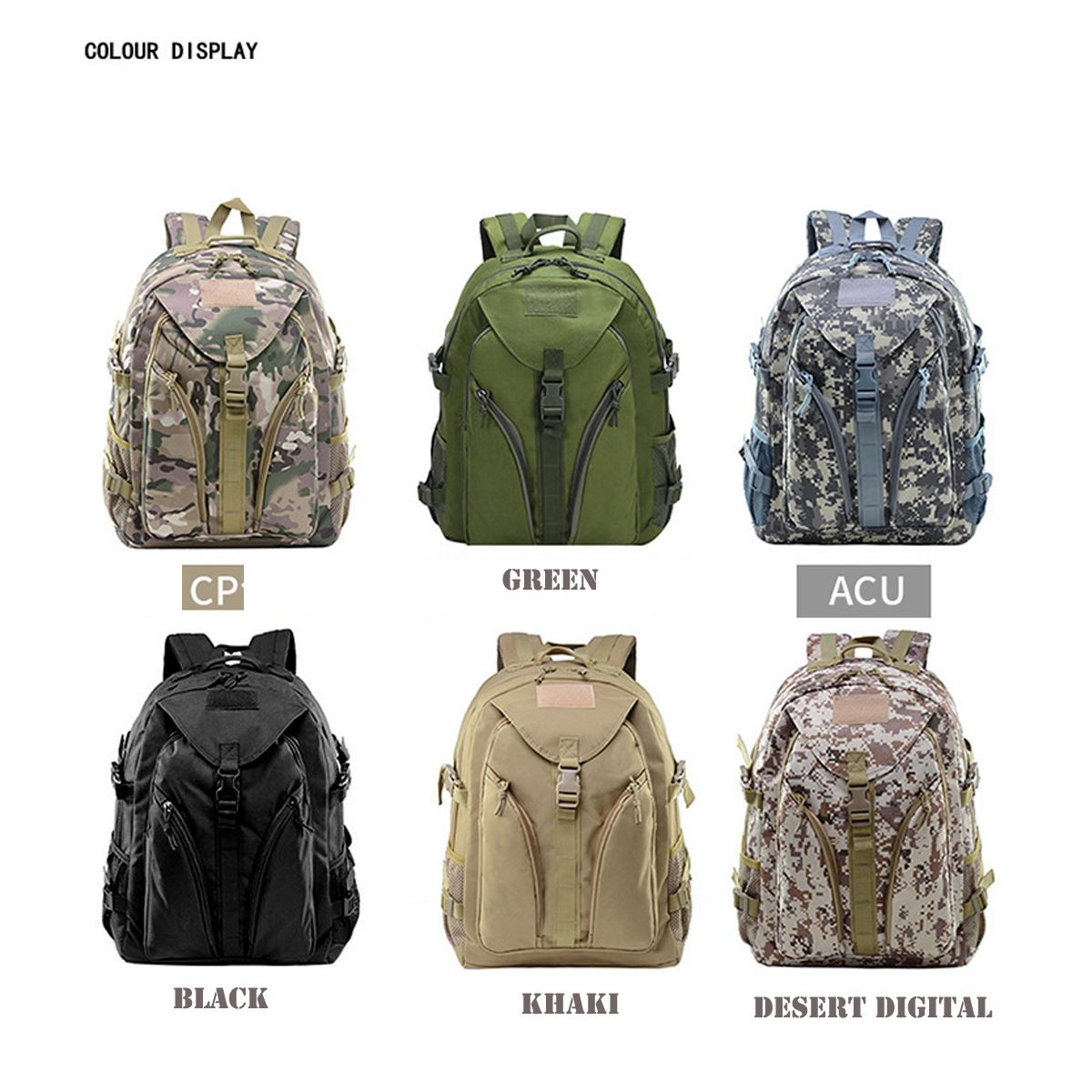 Camping Hiking Daypack Backpack Outdoor Bag 3