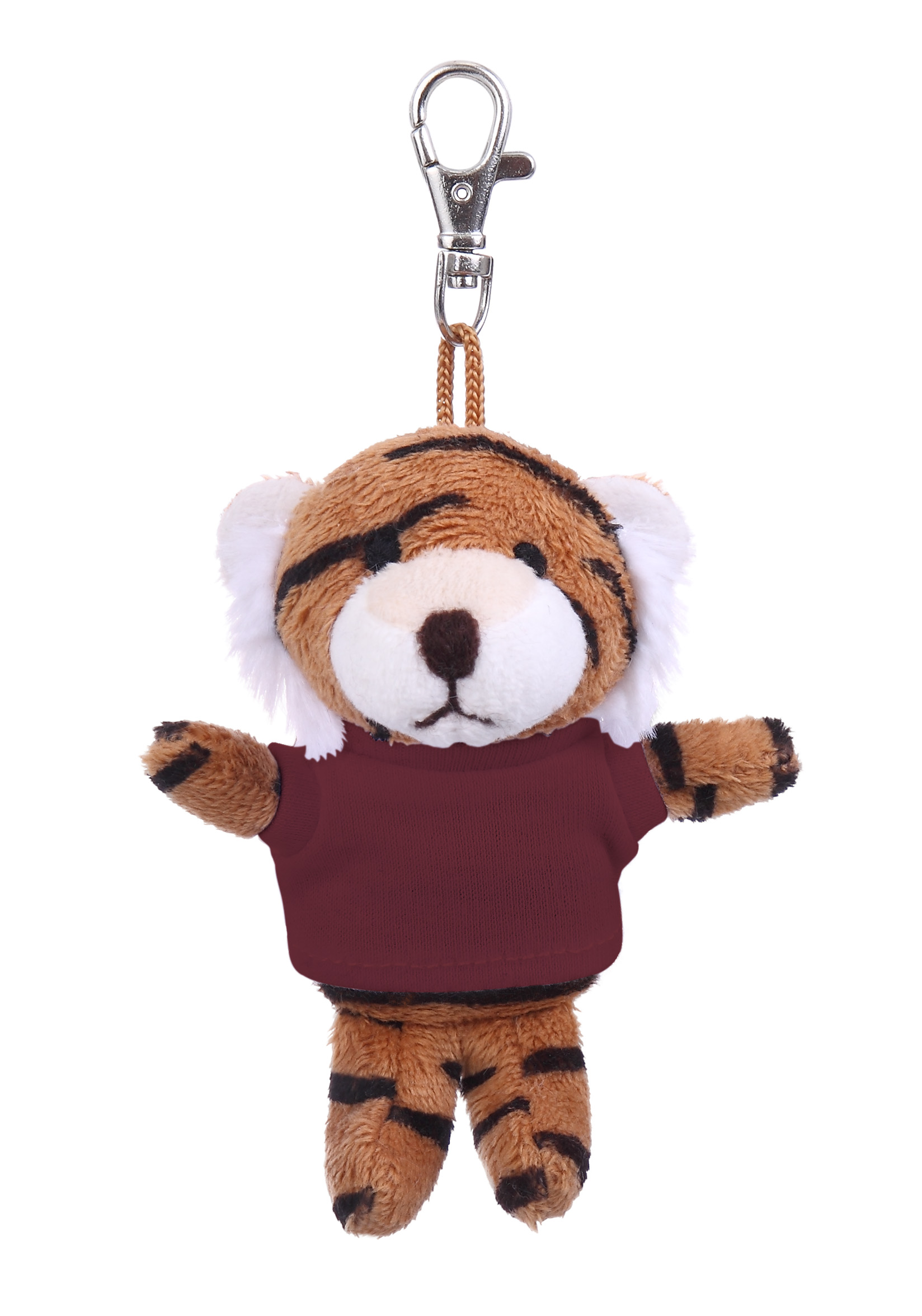 Soft Plush Tiger Keychain with Tee 16