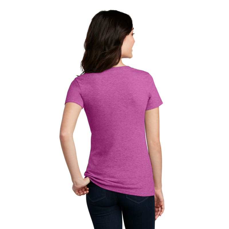 District Women's Perfect Blend CVC V-Neck Tee. 61