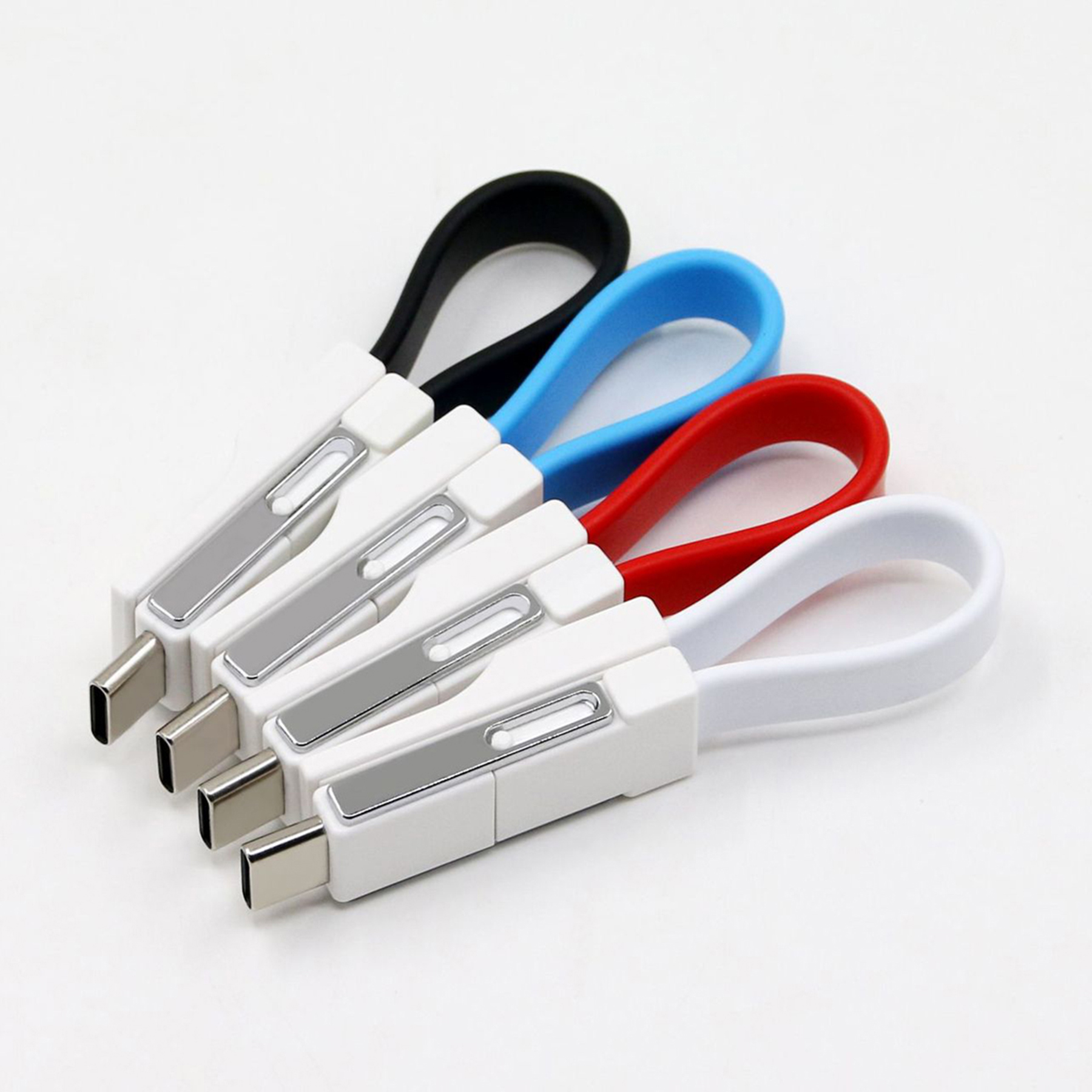 Portable Keychain With 3 In 1 Charging Cord 3